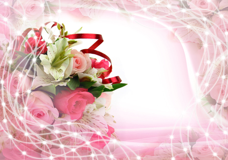 Любовь и цветы - рамки для фотошоп. Интернет-посиделки